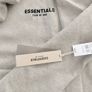 Fear of God Essentials Light Gray Crewneck Sweater